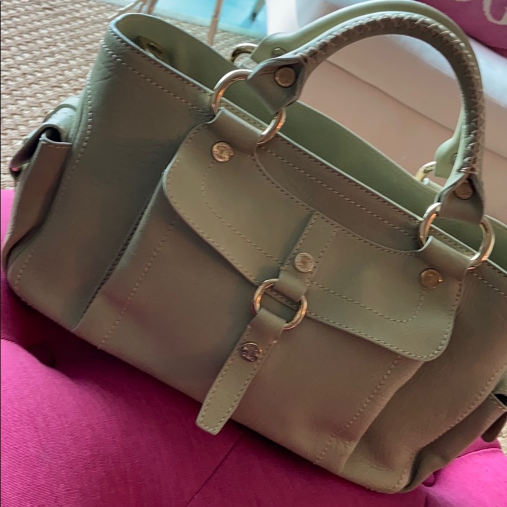 Celine leather Boogie bag, W/duster!